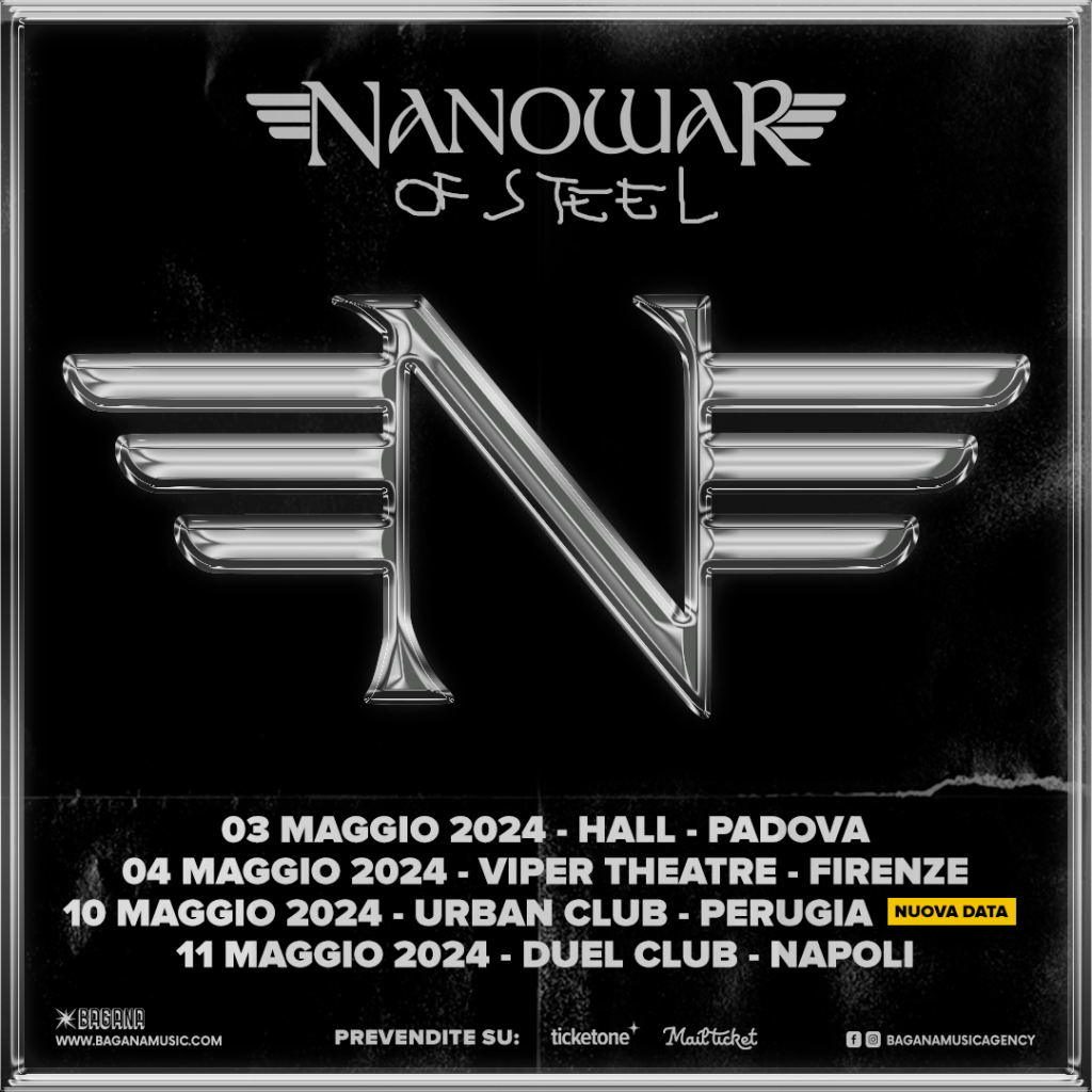 Sono diventate quattro le date italiane del tour 2024 dei Nanowar of