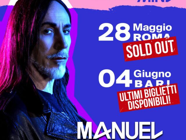 Manuel Agnelli in concerto a Roma e Bari per Rock Your Mind Festival 2024