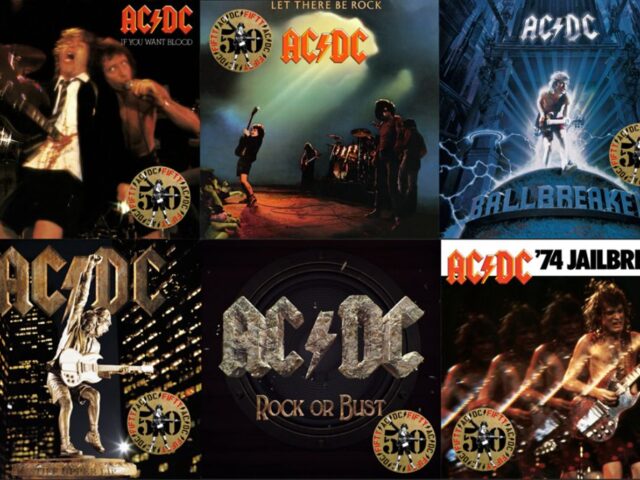 AC/DC: usciti altri sei vinili color oro