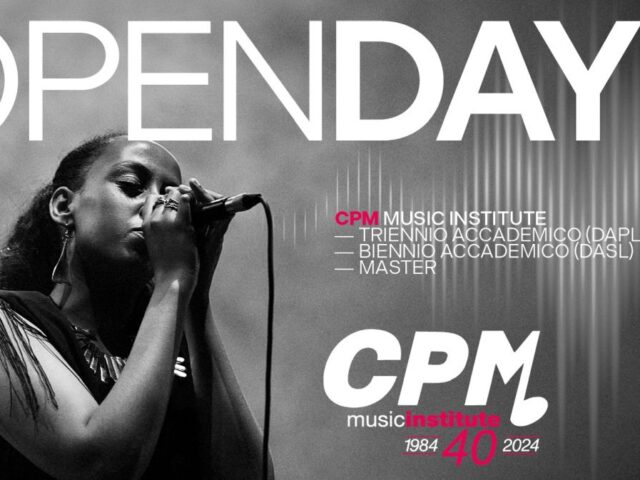 CPM Music: il 7 e 14 settembre gli open day per il nuovo anno accademico