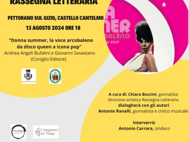 Martedì 13 Agosto presentazione del libro Donna Summer – La Voce dell’Arcobaleno