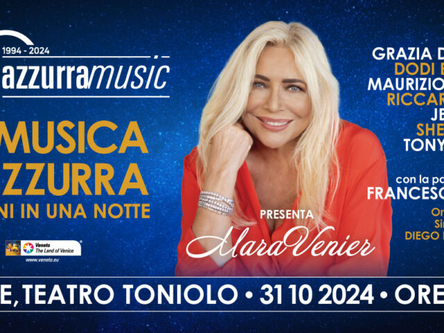 Azzurra Music compie 30 anni: il 31 ottobre festa a Mestre