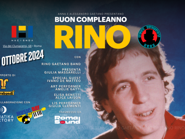 Rino Gaetano: festa di compleanno il 29 ottobre a Roma