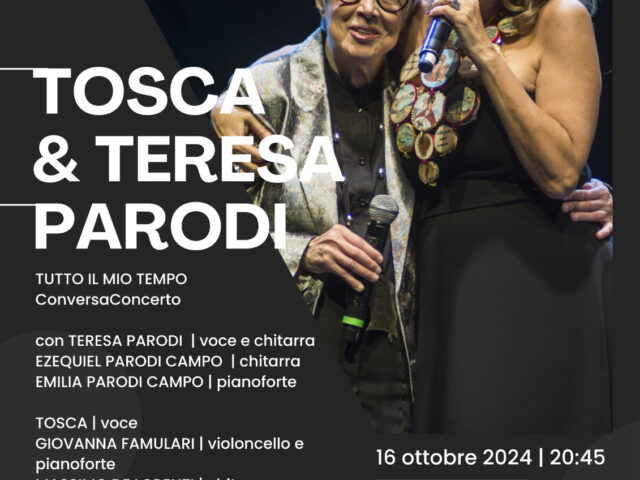 Tosca e Teresa Parodi chiudono il Festival Frattempi a Palmanova