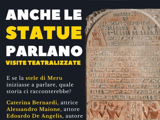 Anche le statue parlano arriva al Museo Egizio a Torino